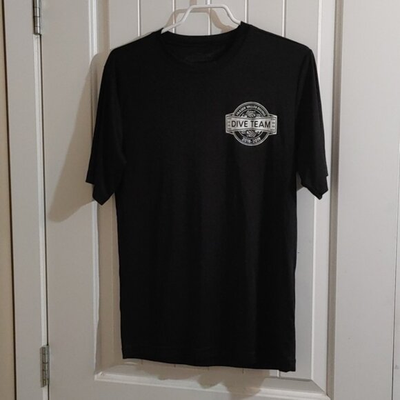 3/$25 FVD Fraser Valley Diving sports team black stretchy shirt S - Picture 1 of 6